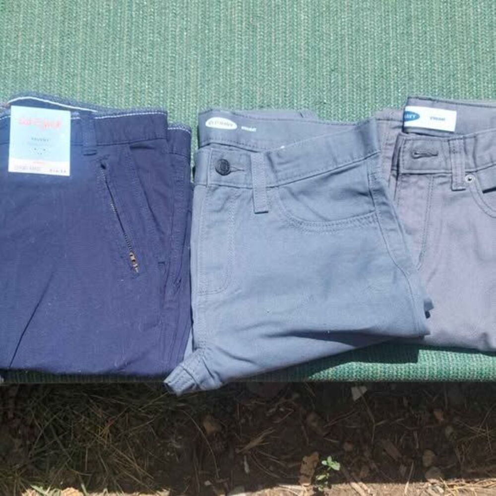 6 pairs new pants boys size 14 large